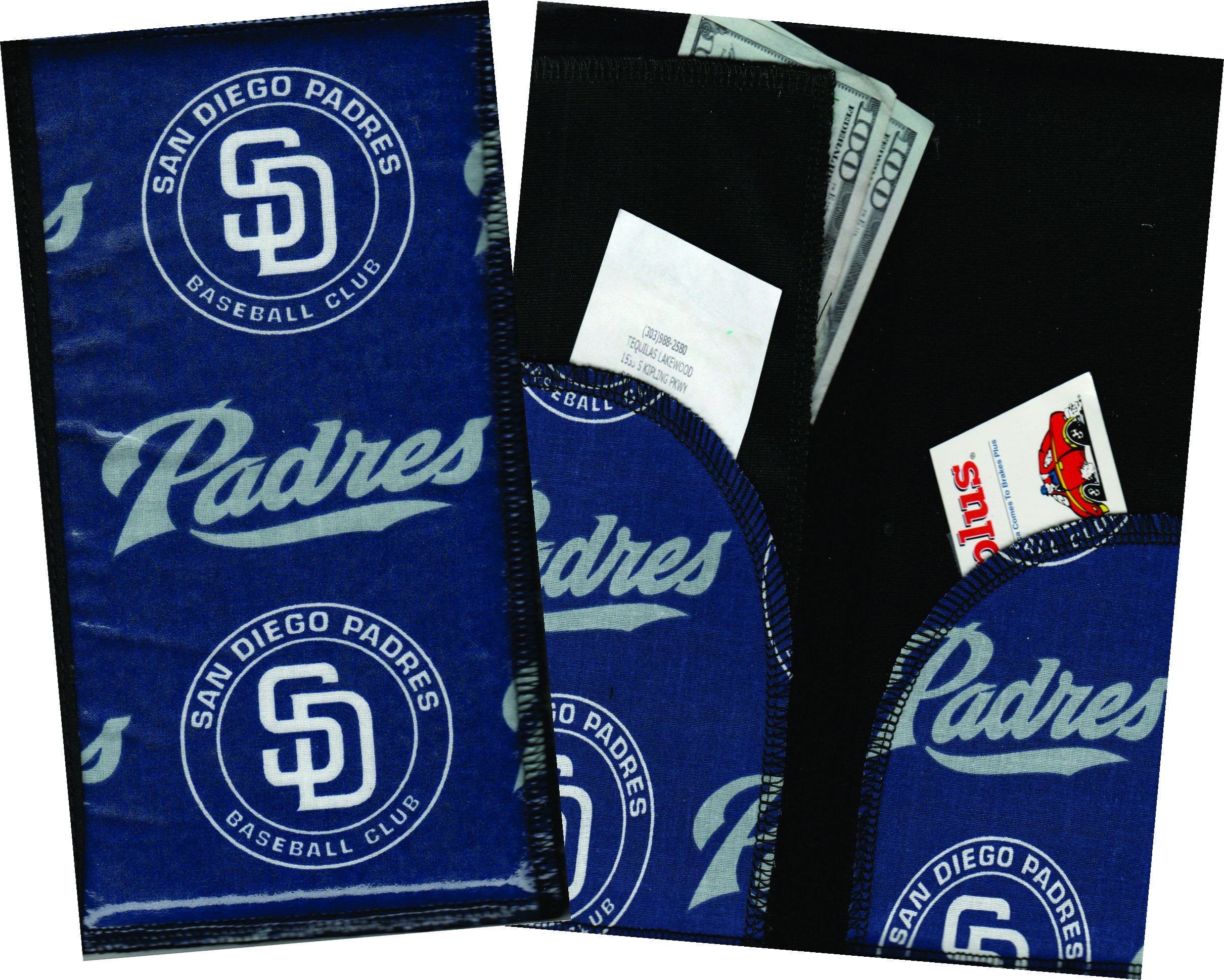 Server Wallet / Book  MLB San Diego Padres