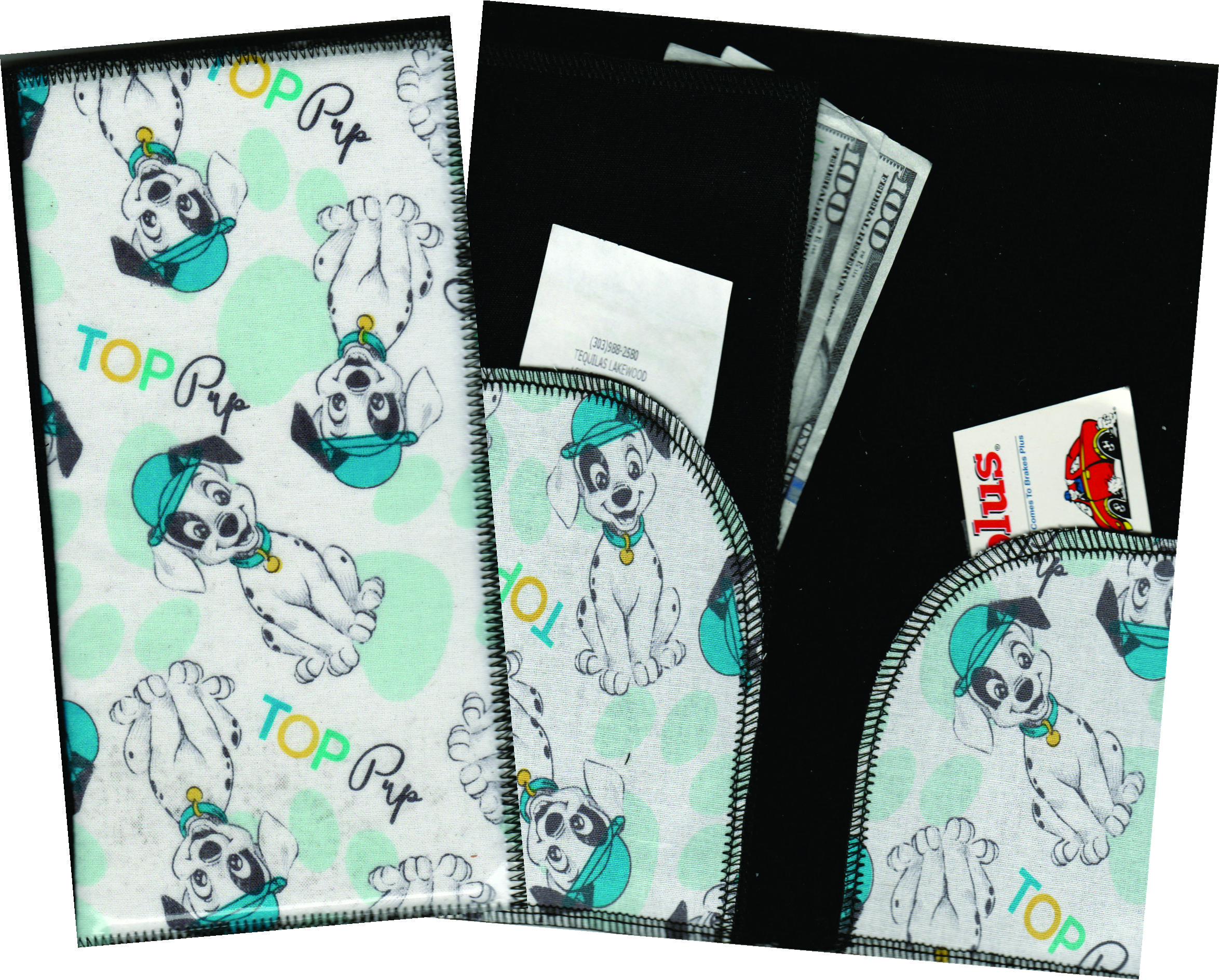 Server Wallet / Book  Disney 101 Dalmatians Pups