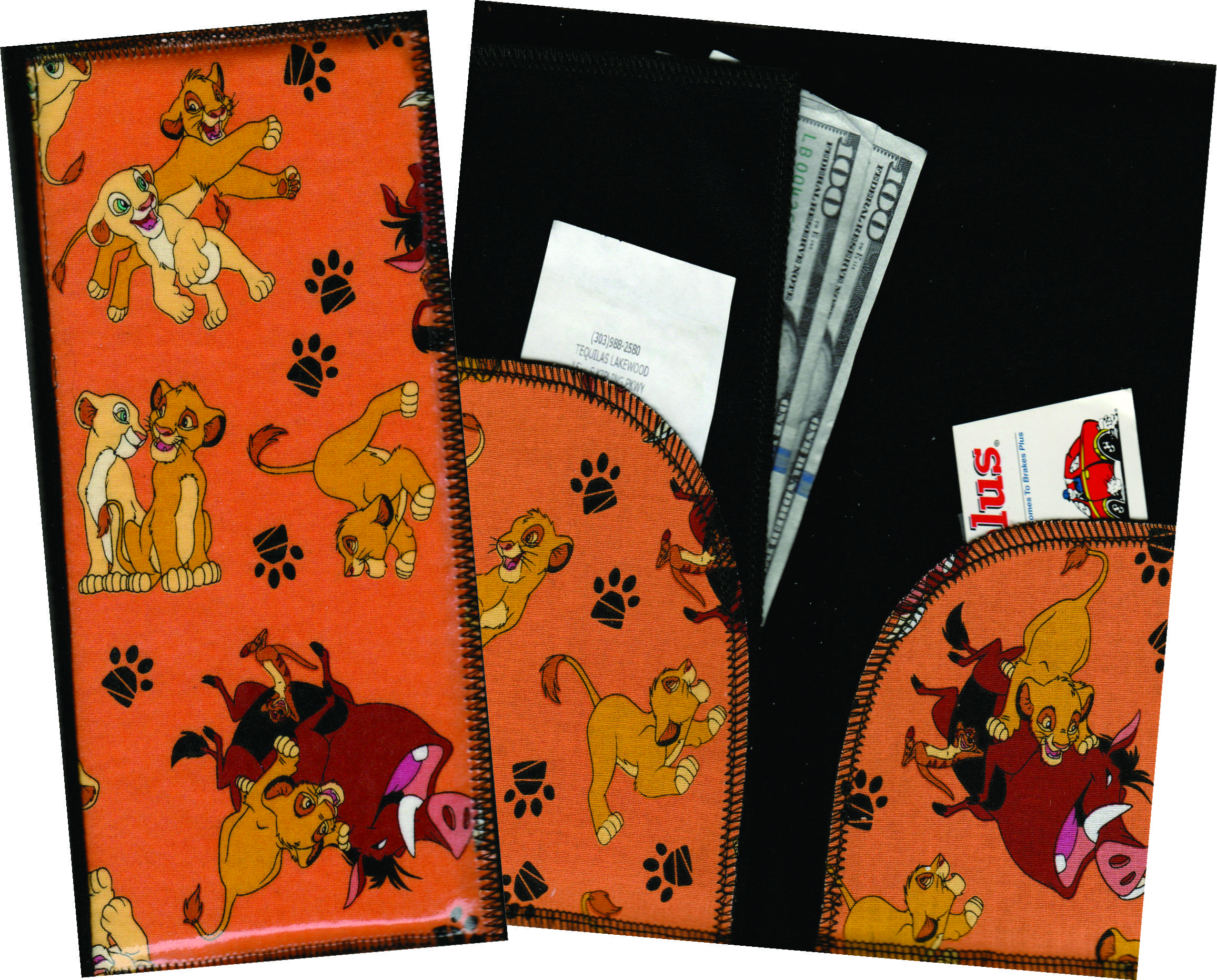 Server Wallet / Book  Disney  Lion King