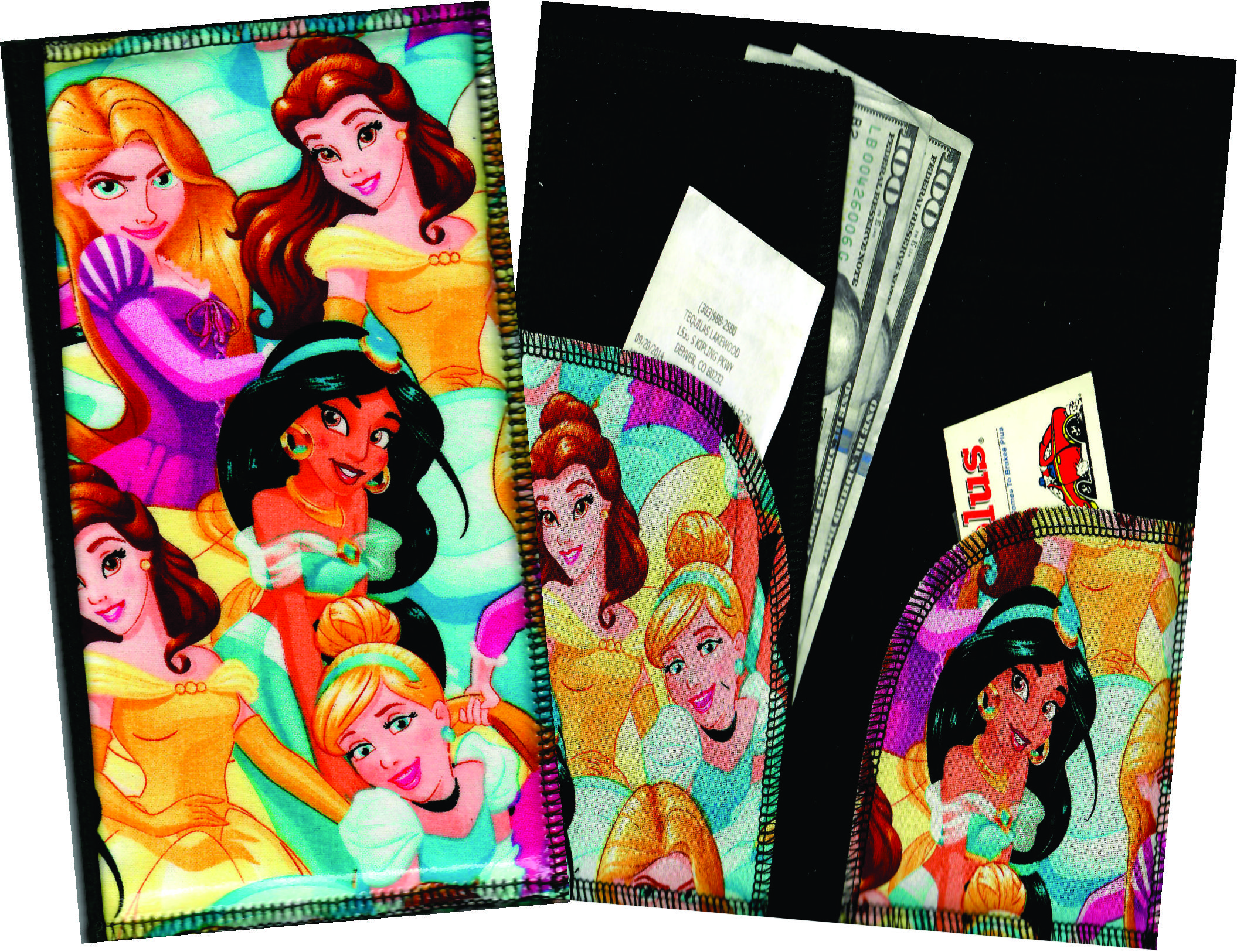 Server Wallet / Book  Disney  Princesses