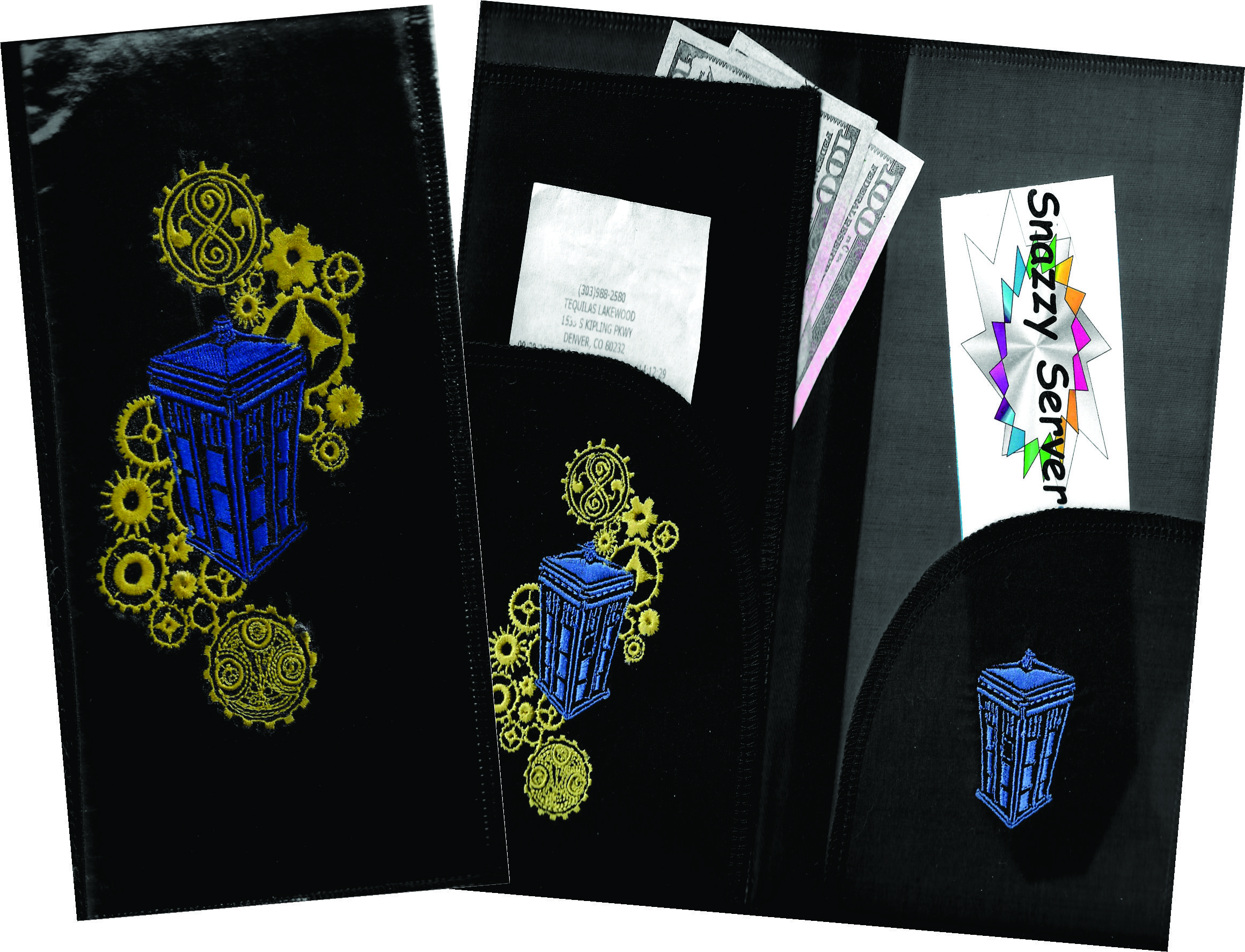 Server Wallet / Book  Dr Who Embroidery