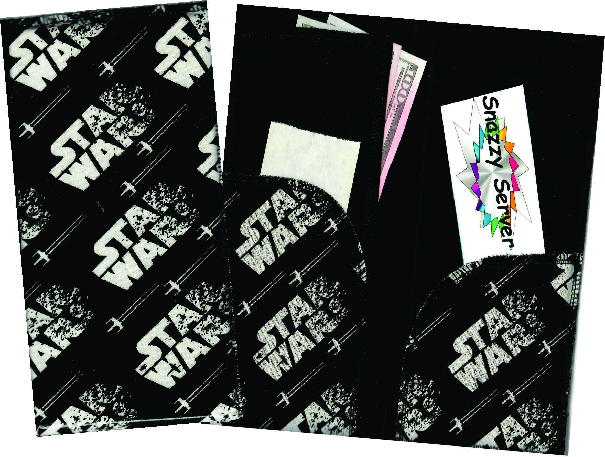 Server Wallet / Book  Star Wars Black & White