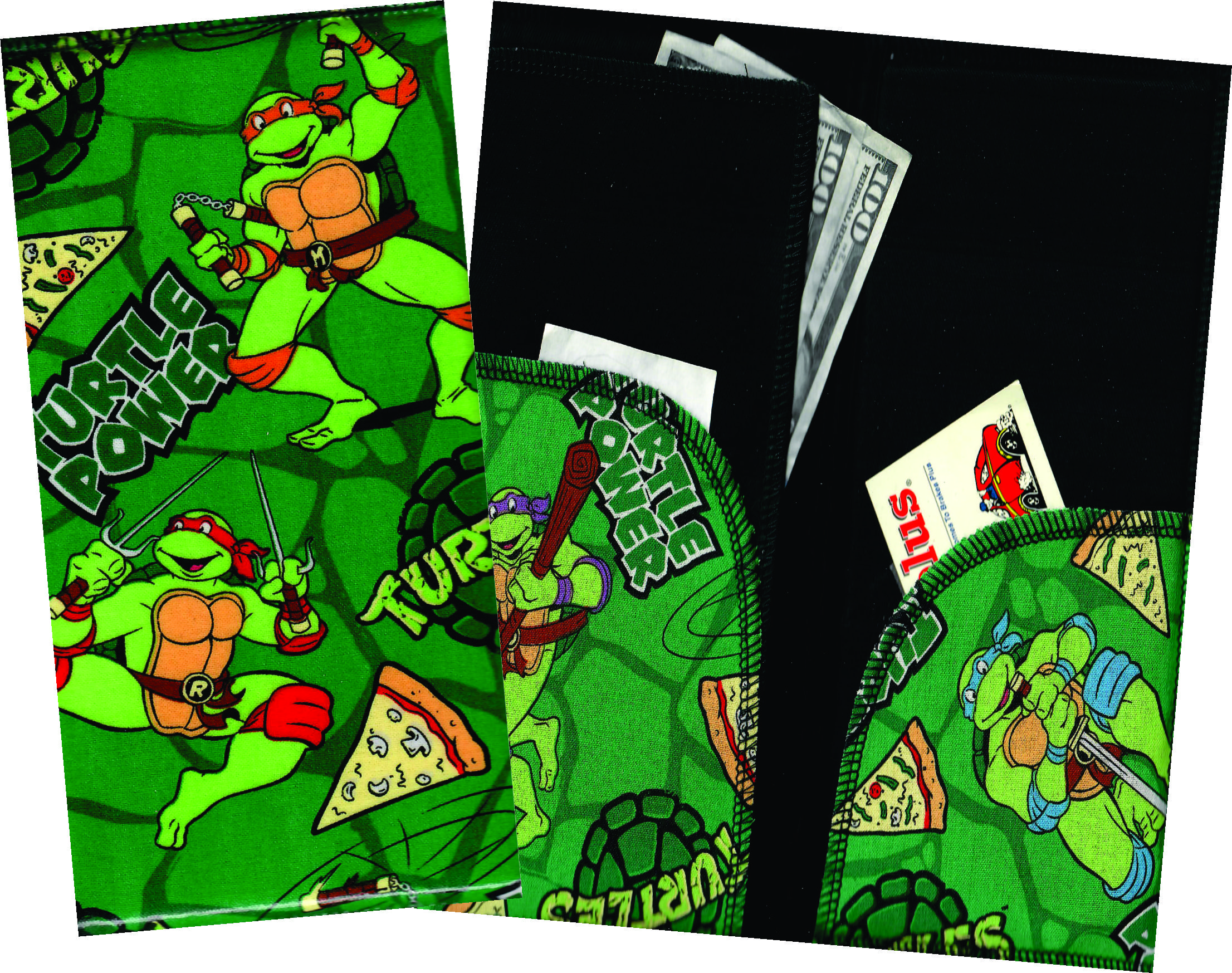 Server Wallet / Book  TMNT Pizza