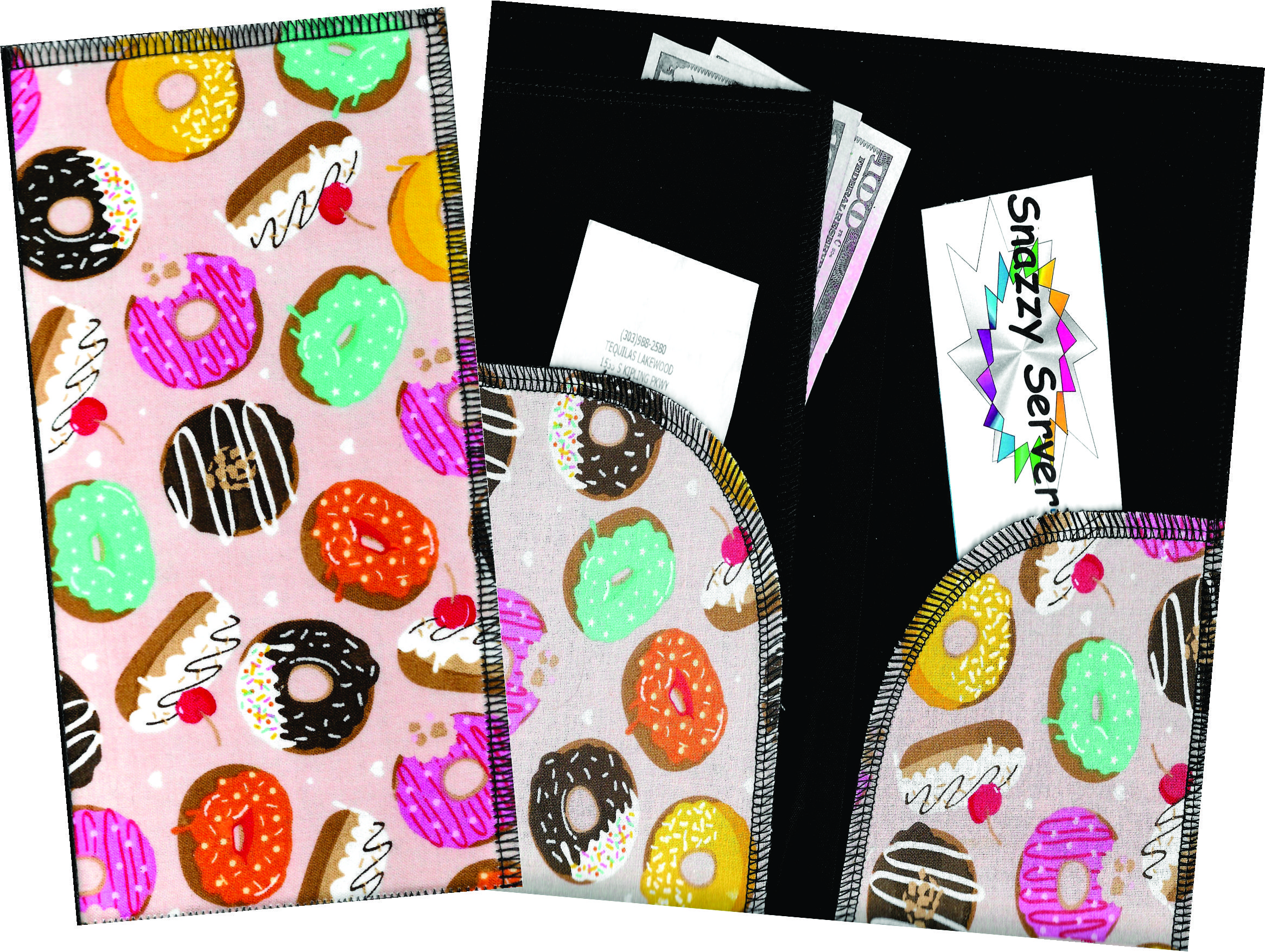 Server Wallet / Book  Donuts