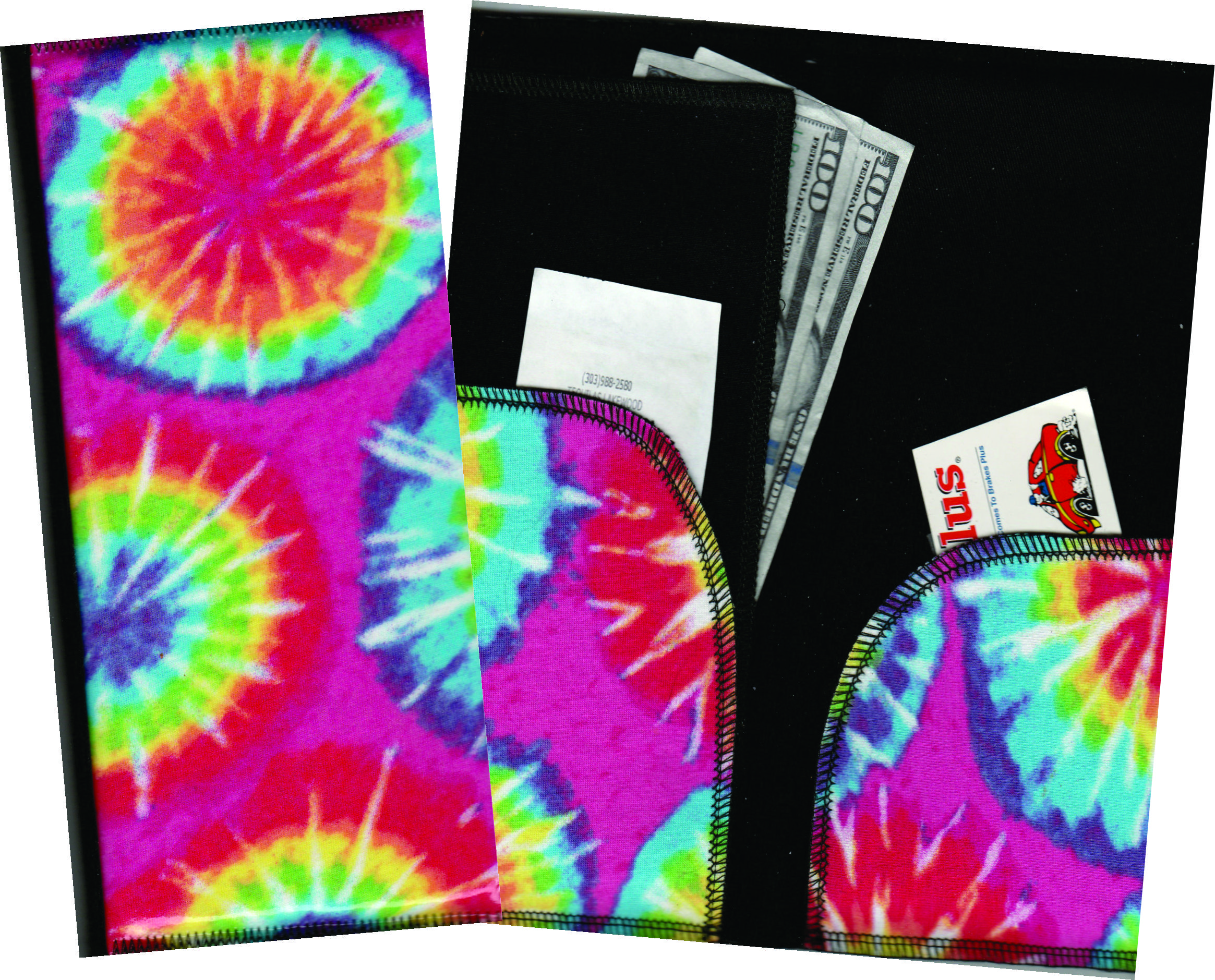 Server Wallet / Book  Tie Dye