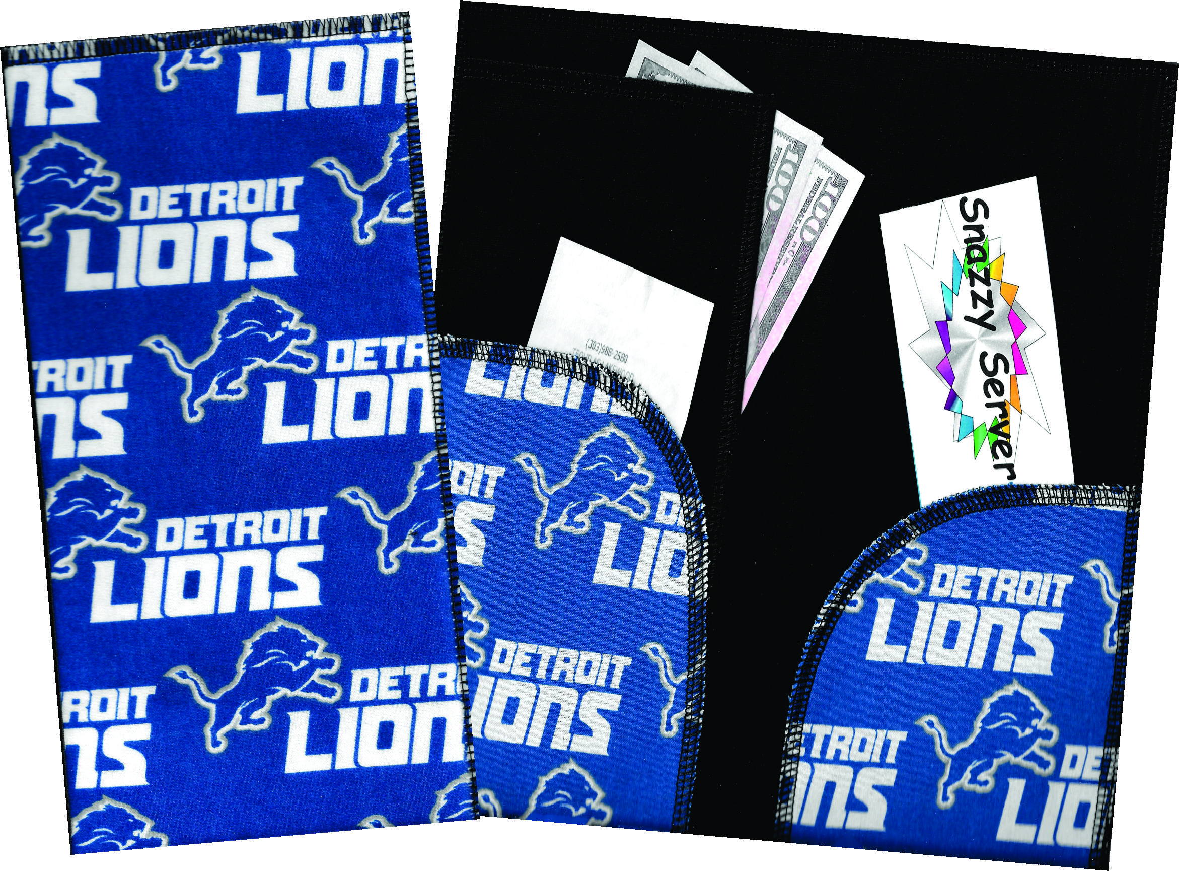 Server Wallet / Book  NFL Detroit Lions