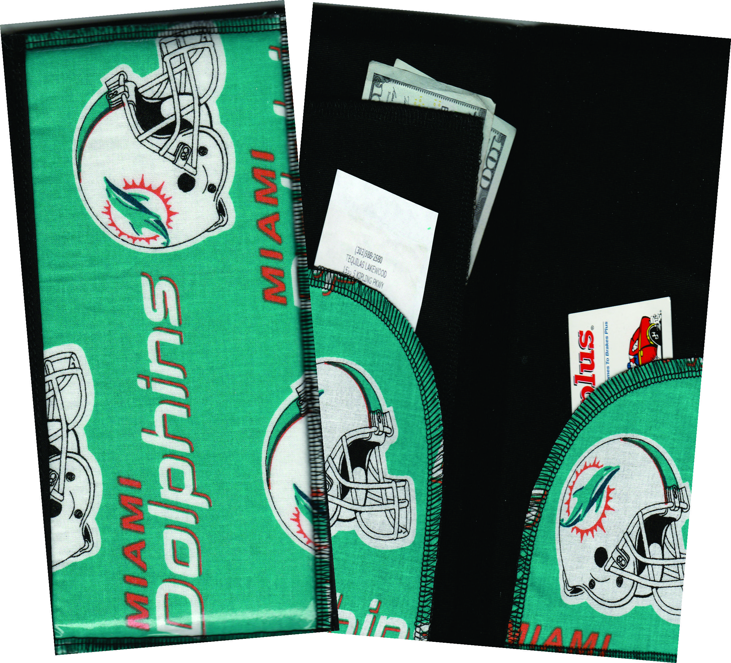 miami dolphins wallet