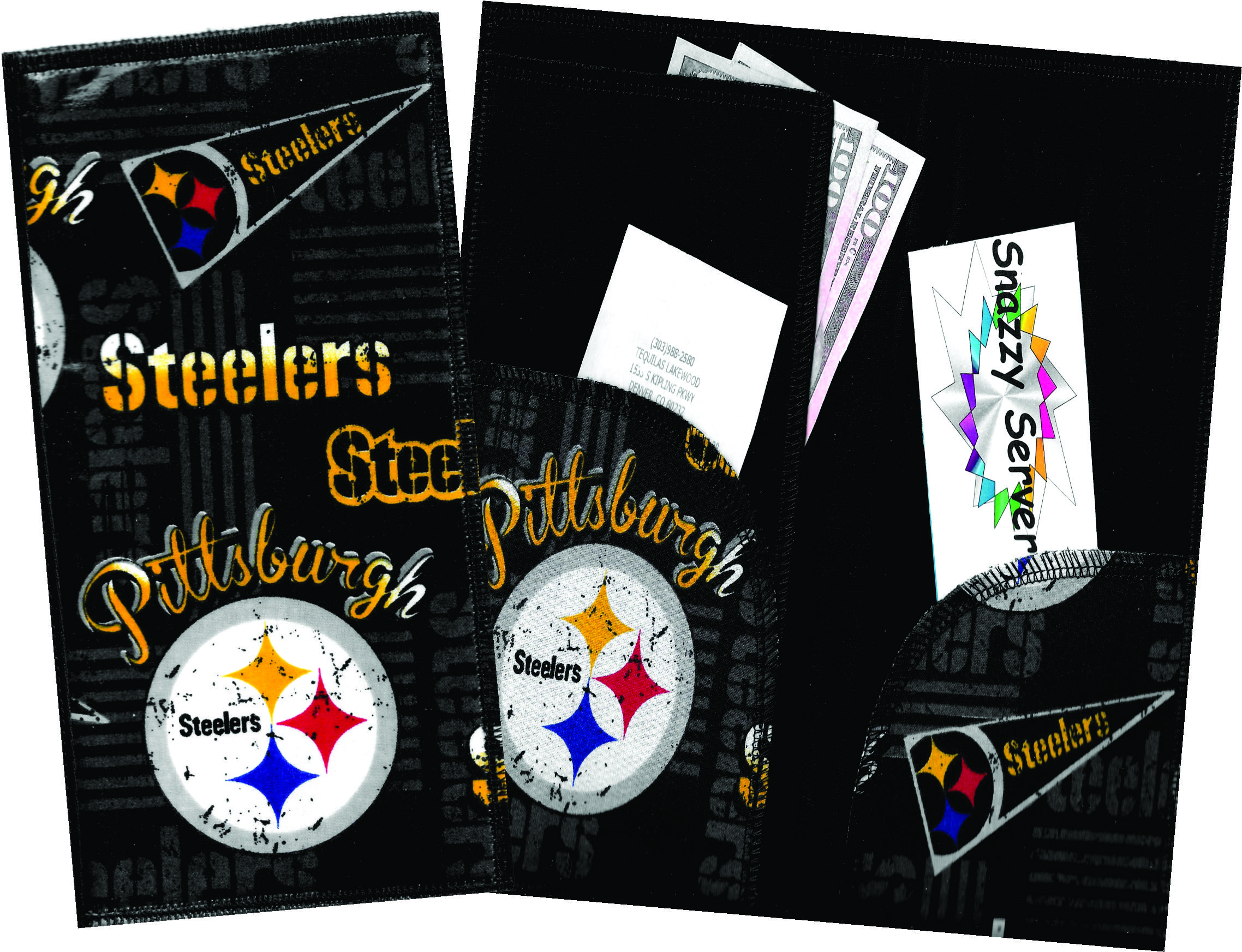 Server Wallet / Book  NFL Pittsburgh Pennant