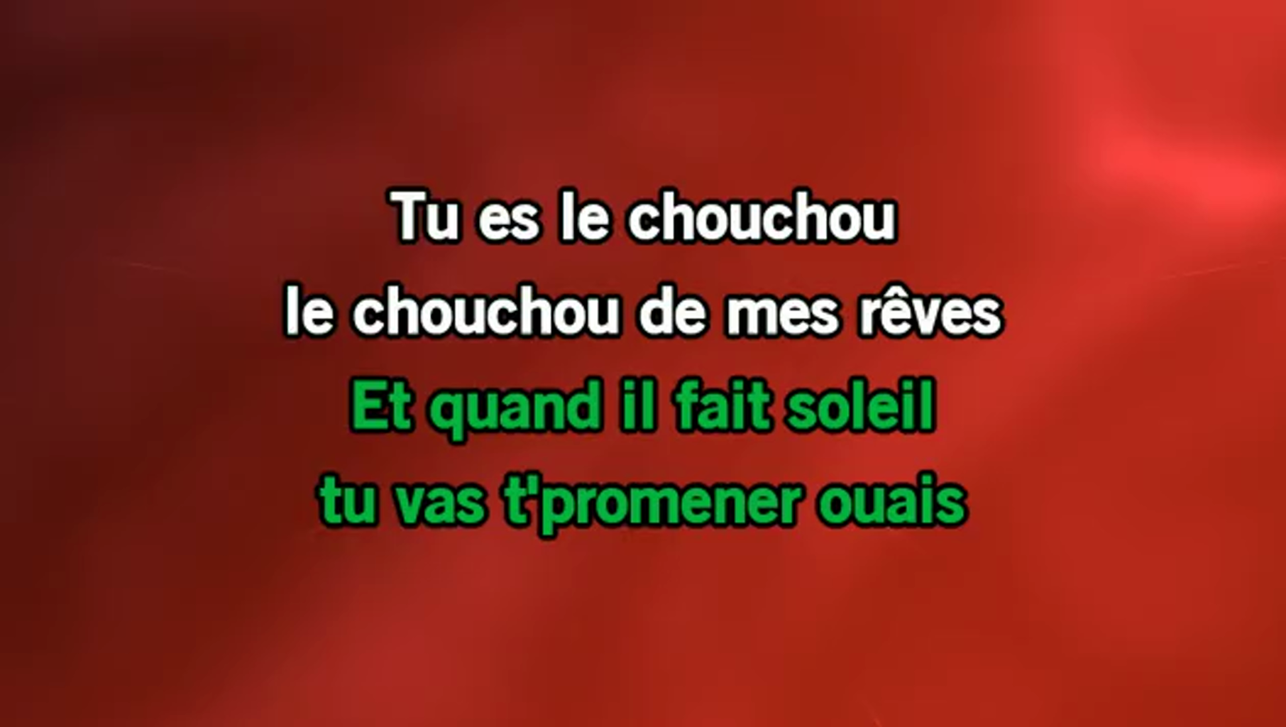 Le Chou Chou De Mon Coeur Ottawakaraoke