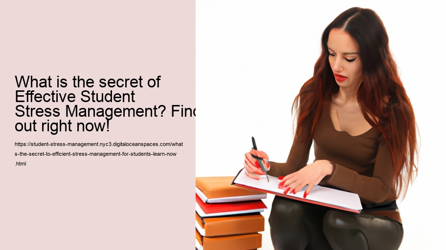 What's the secret to efficient stress management for students? Learn Now!