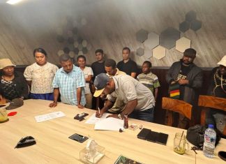 Proses mediasi kedua belah pihak di kabupaten Tambrauw