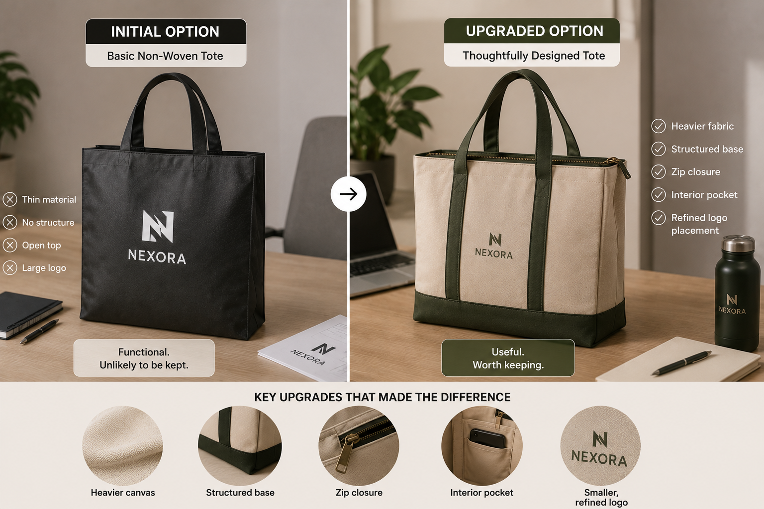 Retail-quality corporate gifting example