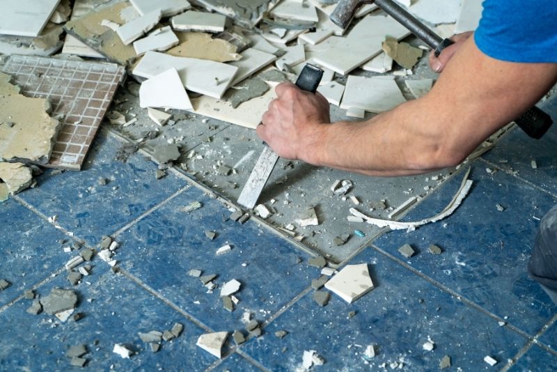 tile removal services