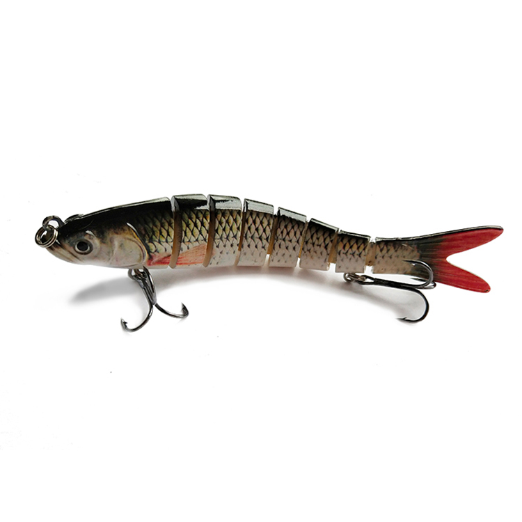 14cm /27g 3d Printing Fishing Lure Ld8h01 8 Segment Herring Type Bait Soft Wobbler Fishing Lure