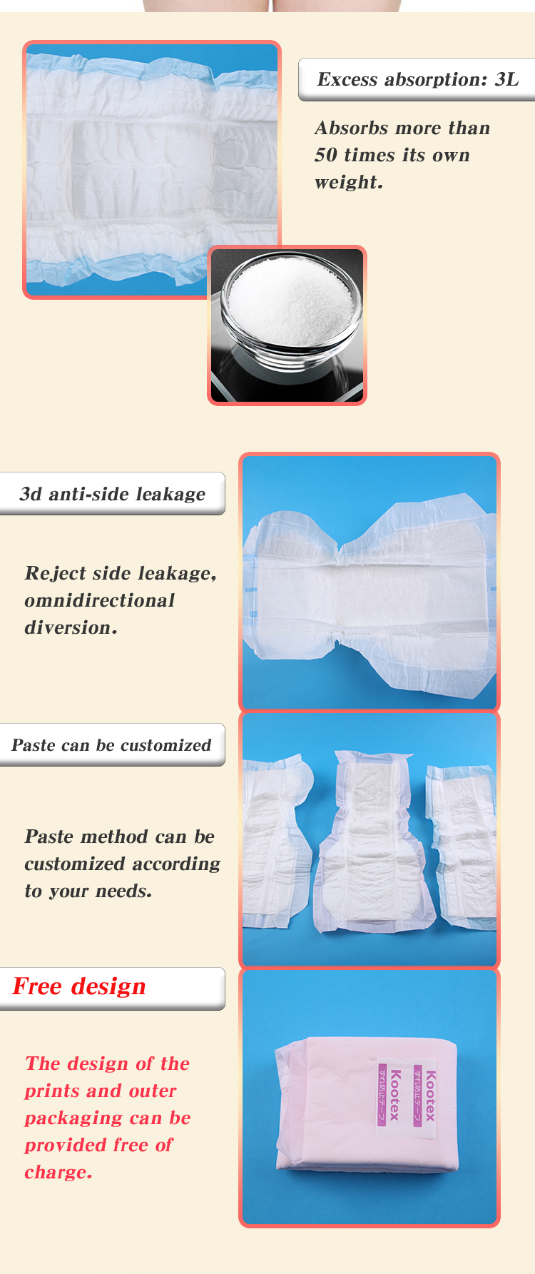 Import China Manufacturer Wholesale Cloth Adult Diaper Liner Insert