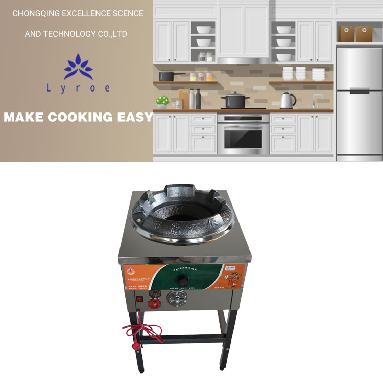 Easyclean Freestanding Chinese Wok Burner Cooking Range Methane Gas