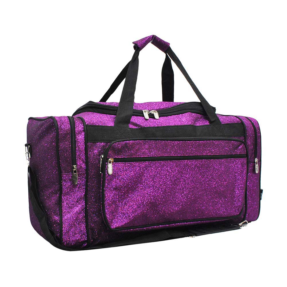 Purple Cheerleading Glitter Travel Bag Cheer Duffle Bag from China ...