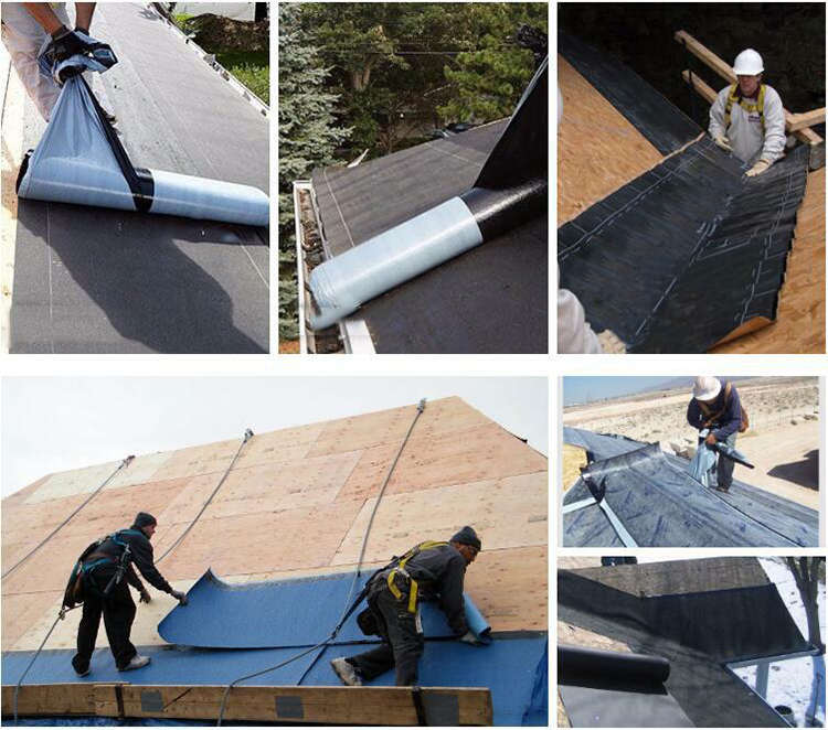 Selfadhesive Bituminous Waterproof Roofing Tar Paper from China