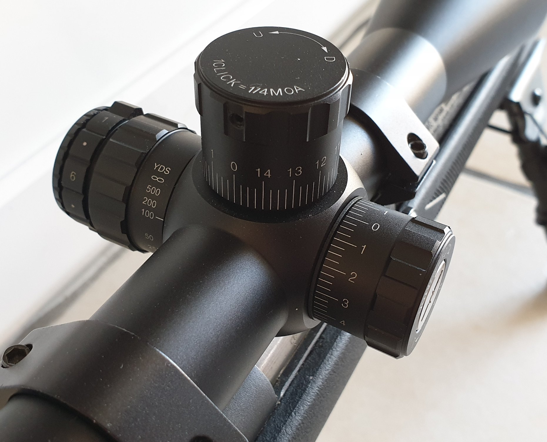 Vector Optics Tourex 624x50 Illuminated Moa Ffp Rifle Scope With Zero