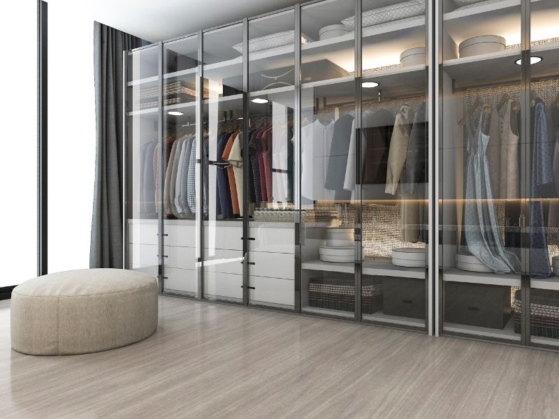 industrial style fitted wardrobes