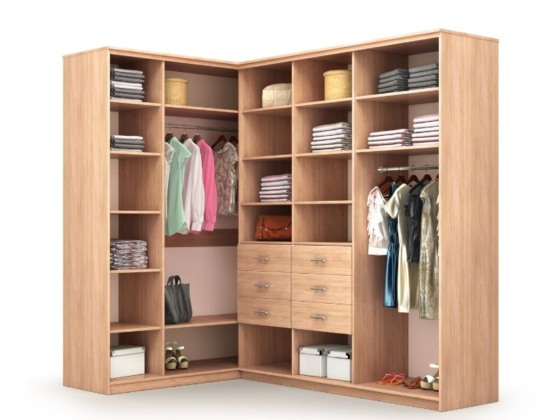 built in closets for master bedroom