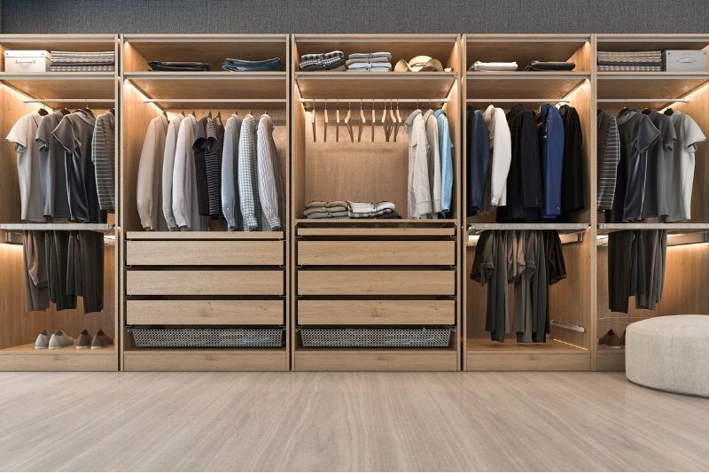 fitted wardrobes and bedrooms