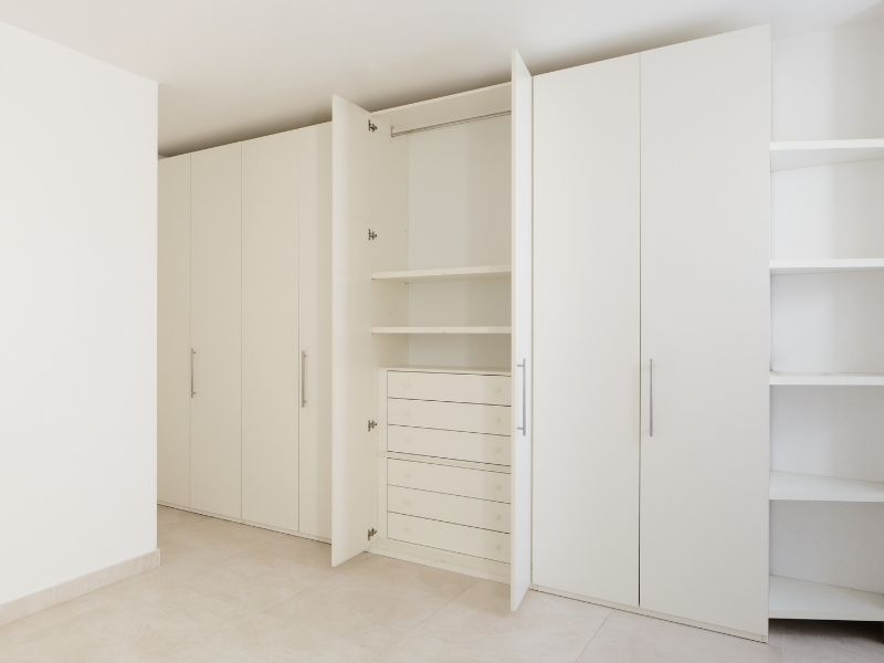 removing a built in wardrobe