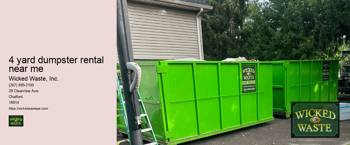 2 yard dumpster service near me