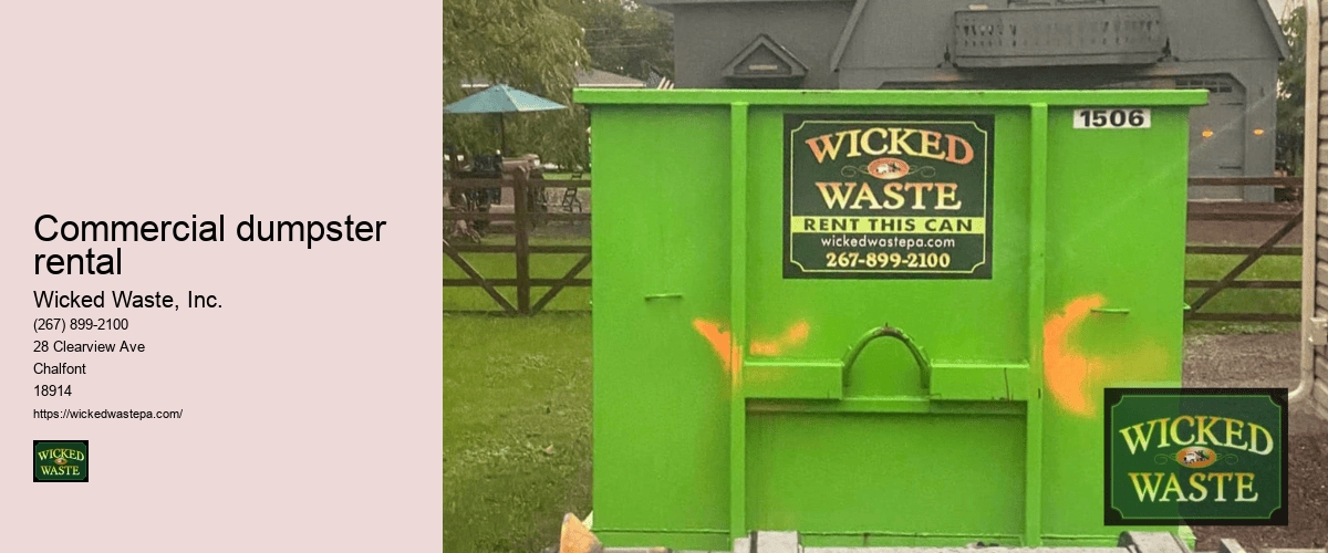 dumpster rental for yard waste