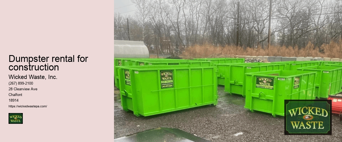 7 yard dumpster rental