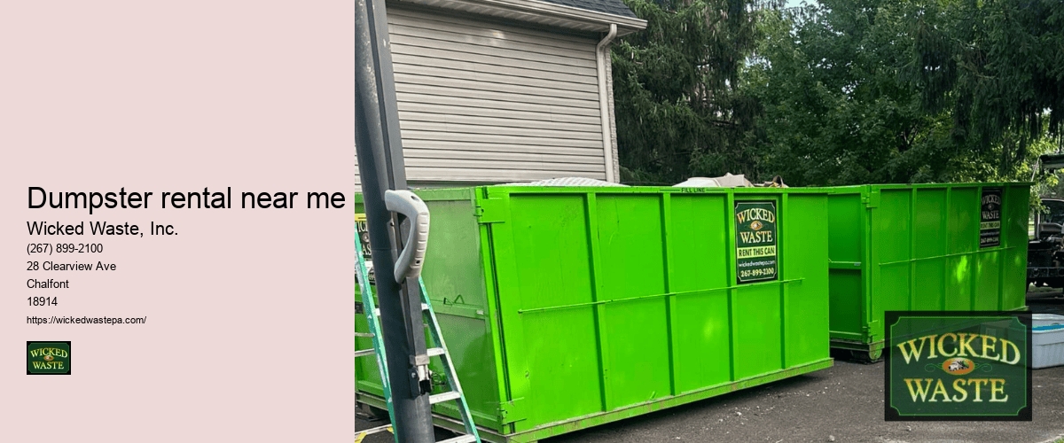 5 yard dumpster rental prices near me