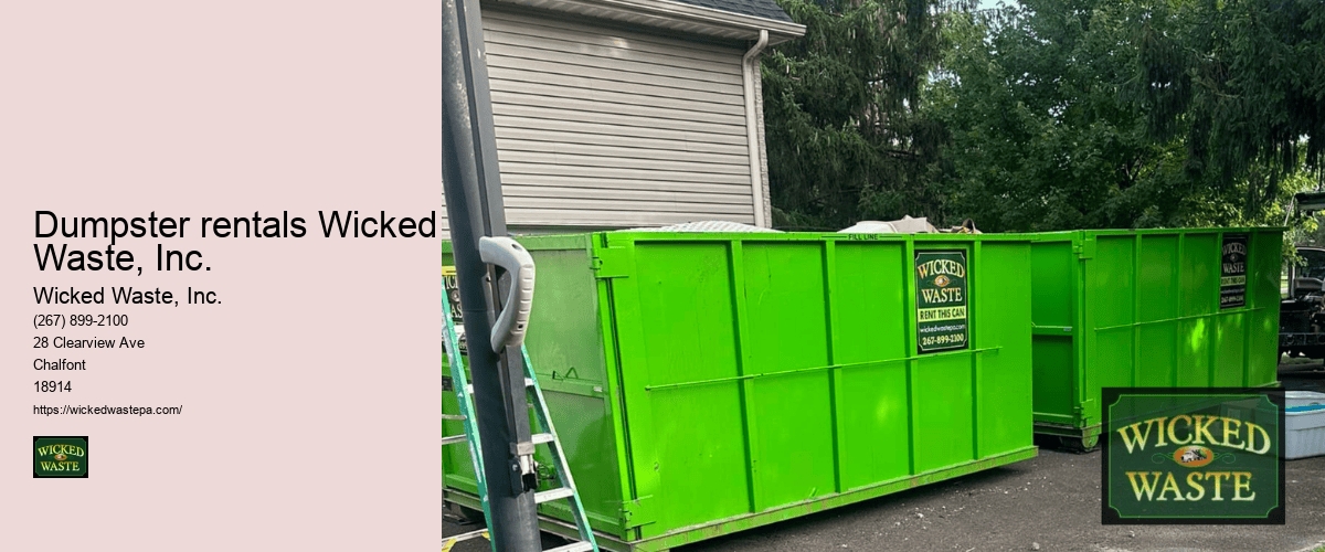 dumpster rental prices