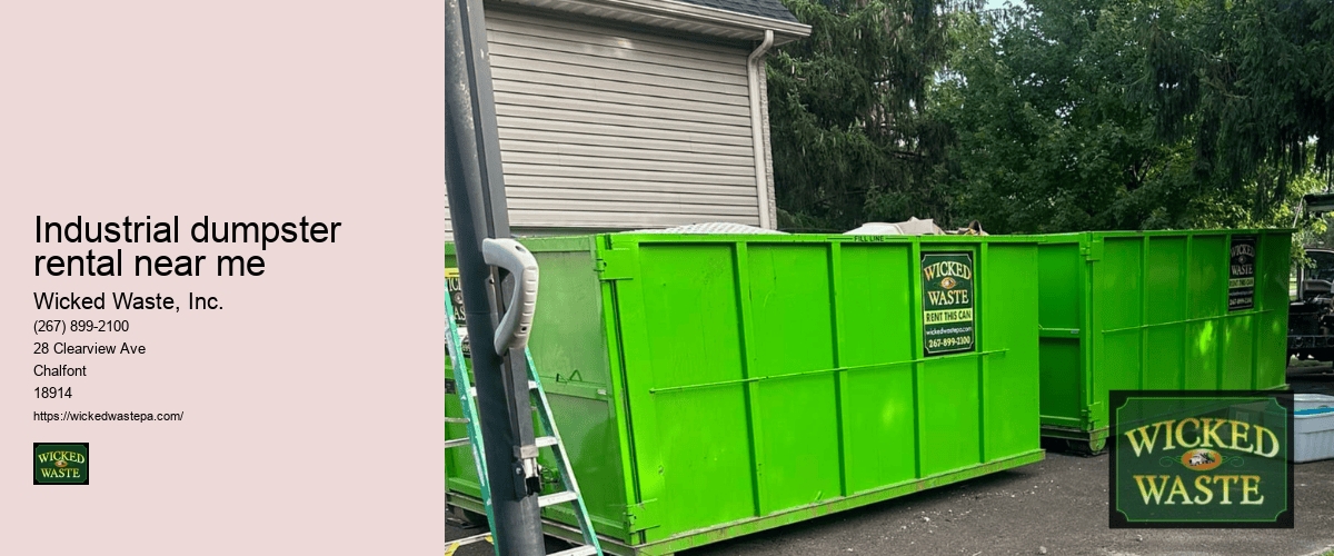 garbage disposal rental bin