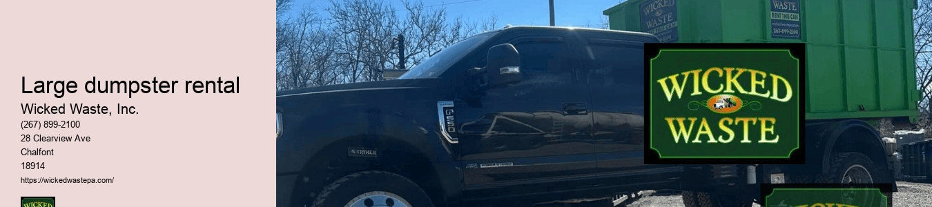 large dumpster rental