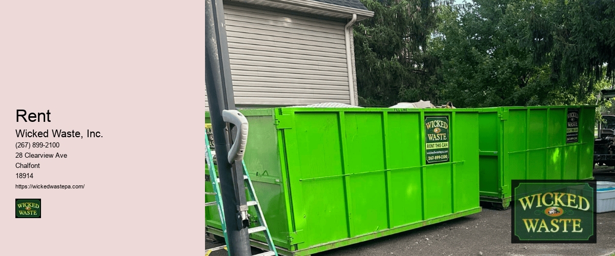 garbage disposal rental bin