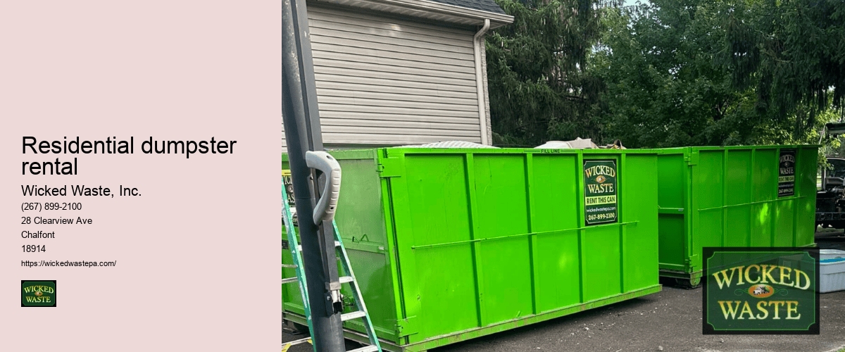 industrial dumpster rental