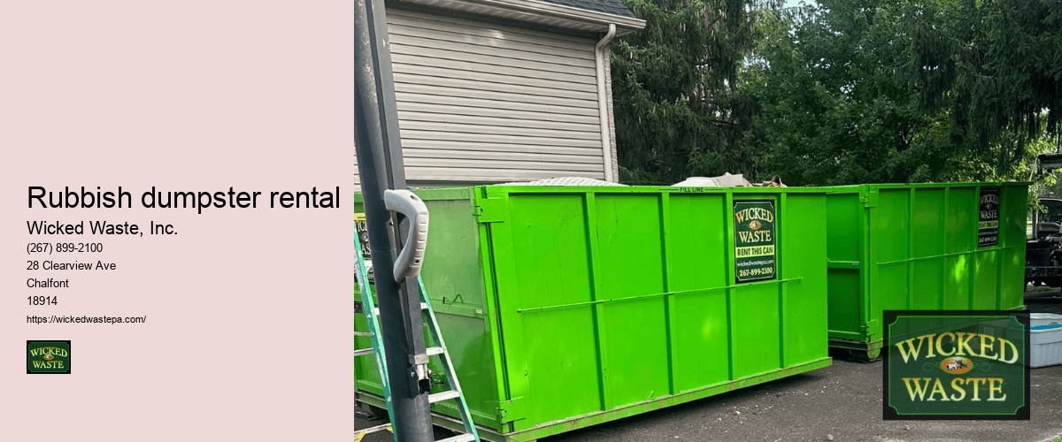 10 yard dumpster Wicked Waste, Inc.