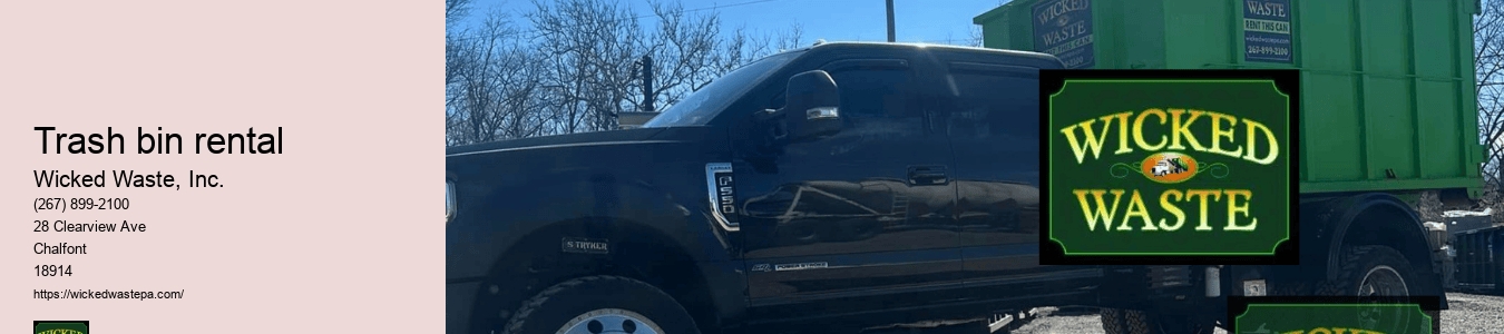 trash bin rental