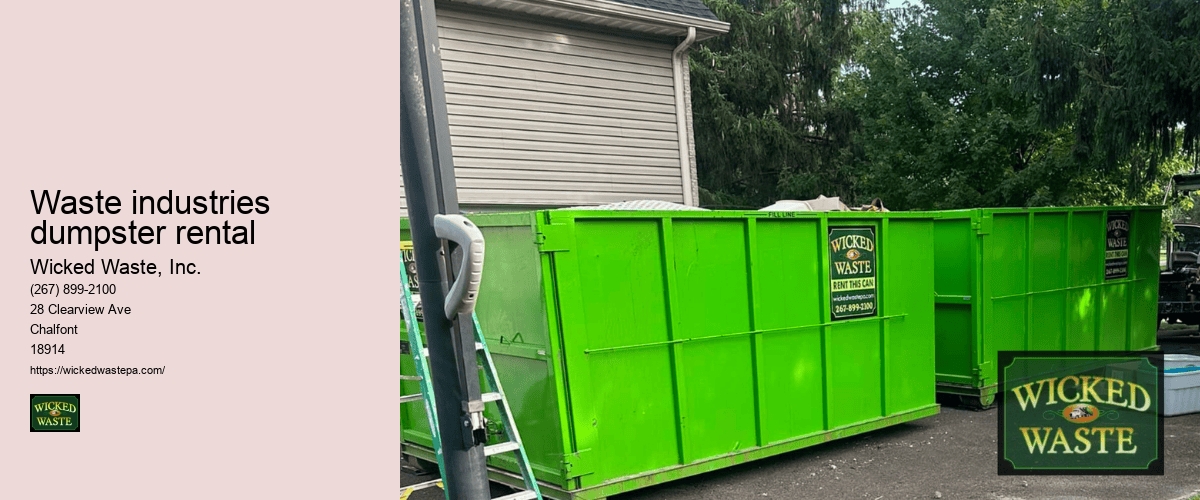 bulk waste dumpster rental